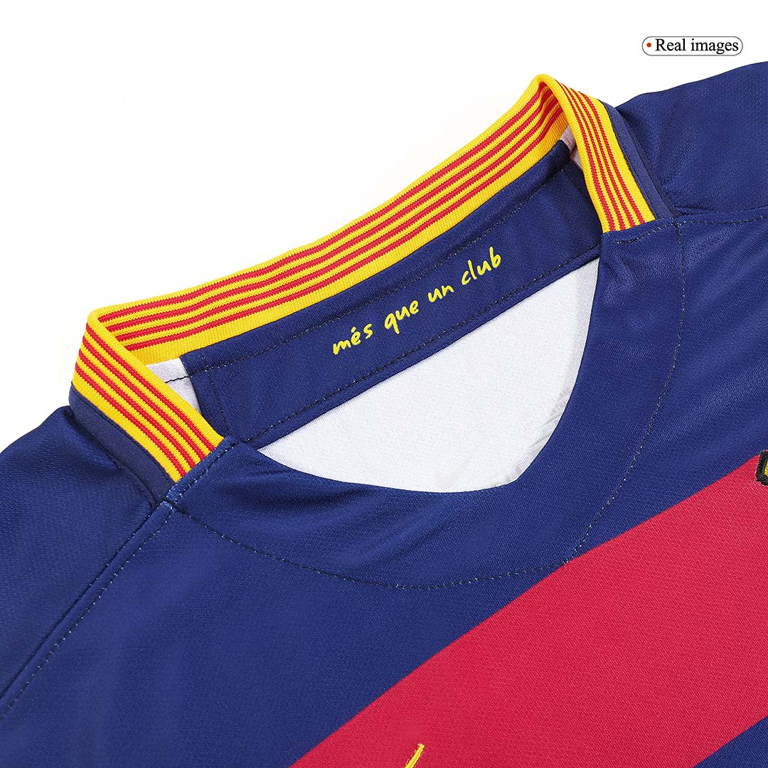 SUÁREZ #9 Retro Barcelona Home Jersey 2015/16