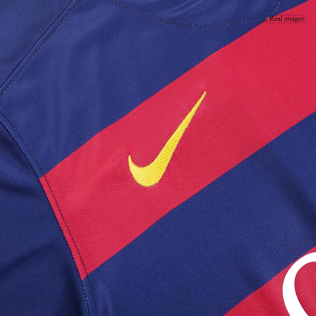 SUÁREZ #9 Retro Barcelona Home Jersey 2015/16