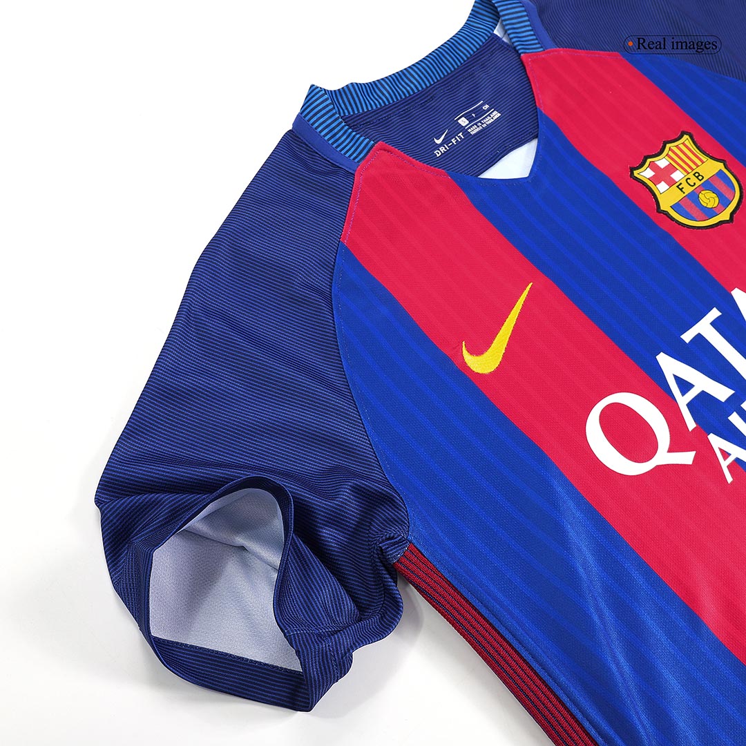 SUÁREZ #9 Retro Barcelona Home Jersey 2016/17