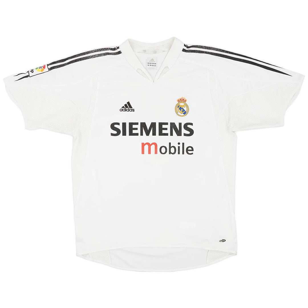Raúl #7 Retro Real Madrid Home Jersey 2004/05