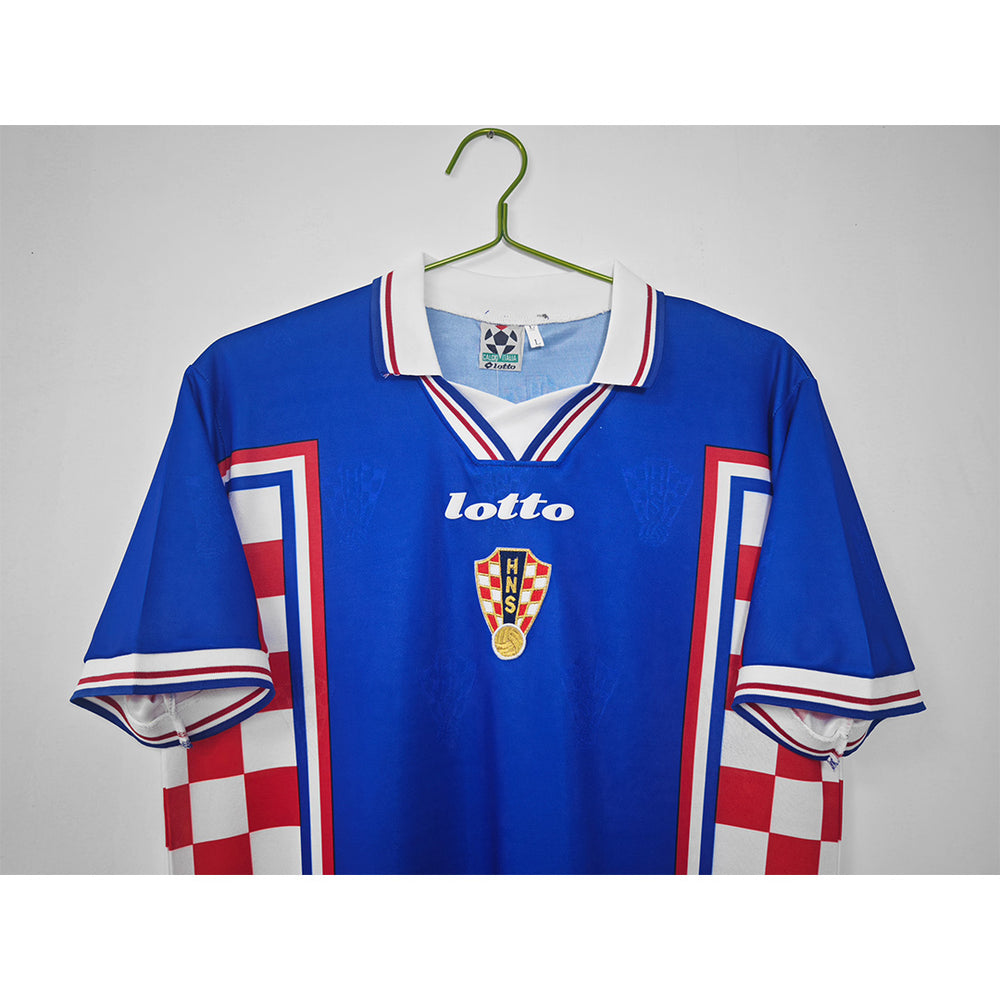 Šuker #9 Retro Croatia Away Jersey World Cup 1998