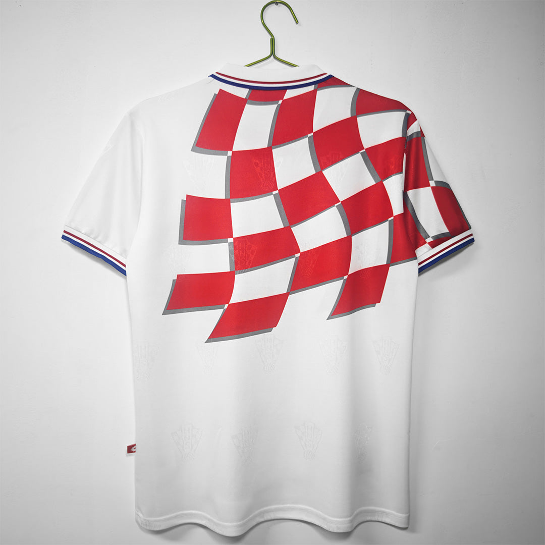 Šuker #9 Retro Croatia Home Jersey World Cup 1998