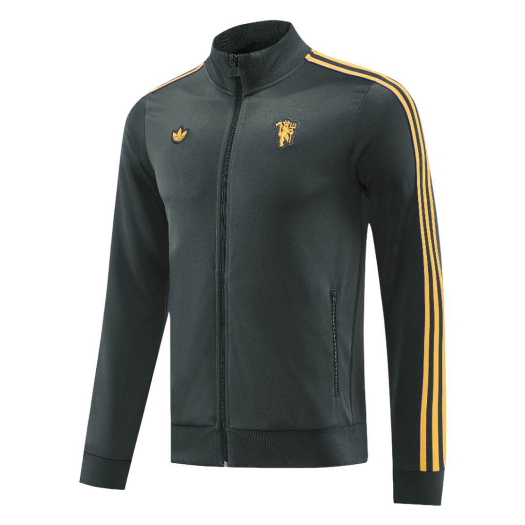 Manchester United Anthem Jacket Black 2025/26