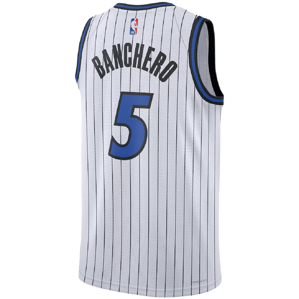 Unisex  Orlando Magic Paolo Banchero #5 White Swingman Jersey - Association Edition