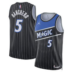 Unisex  Orlando Magic Paolo Banchero #5 Black Swingman Jersey - Statement Edition