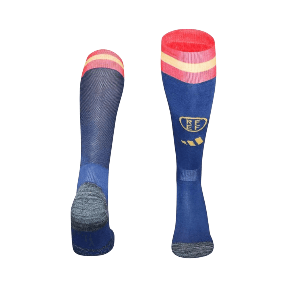 Spain Home Soccer Socks - Blue 2026