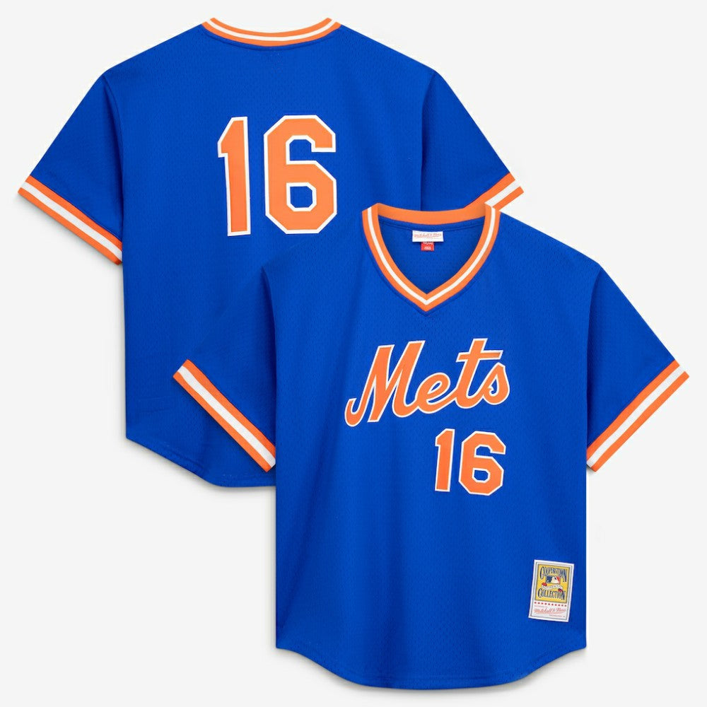 Dwight Gooden New York Mets Authentic Batting Practice Jersey Royal