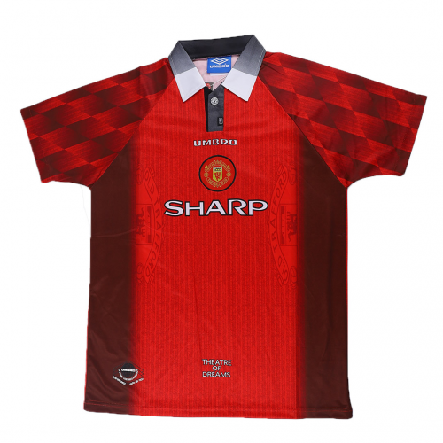 Cantona #7 Retro Manchester United Home Jersey 1996/98