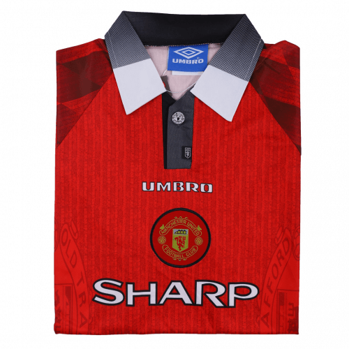 Keane #16 Retro Manchester United Home Jersey 1996/98