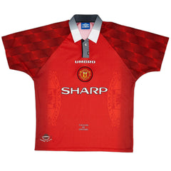 Cole #9 Retro Manchester United Home Jersey 1996/98
