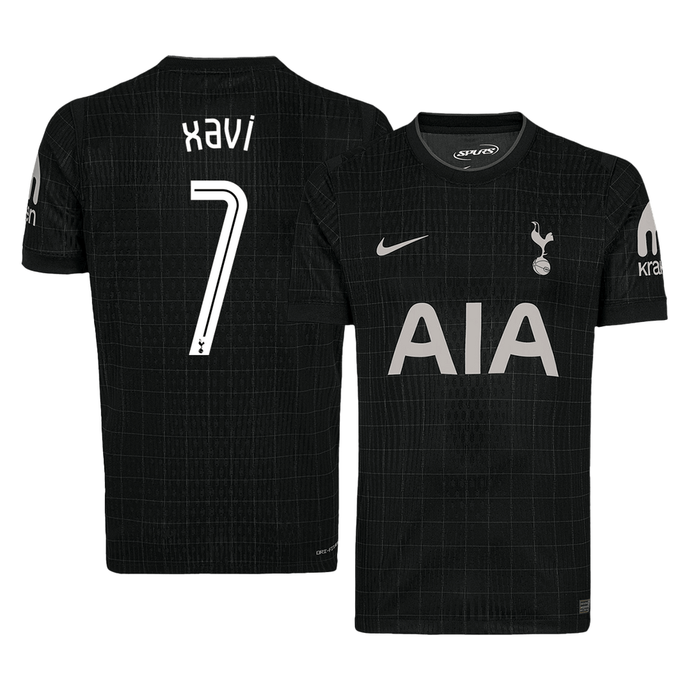XAVI #7 Tottenham Hotspur Away Jersey 2025/26 - UCL