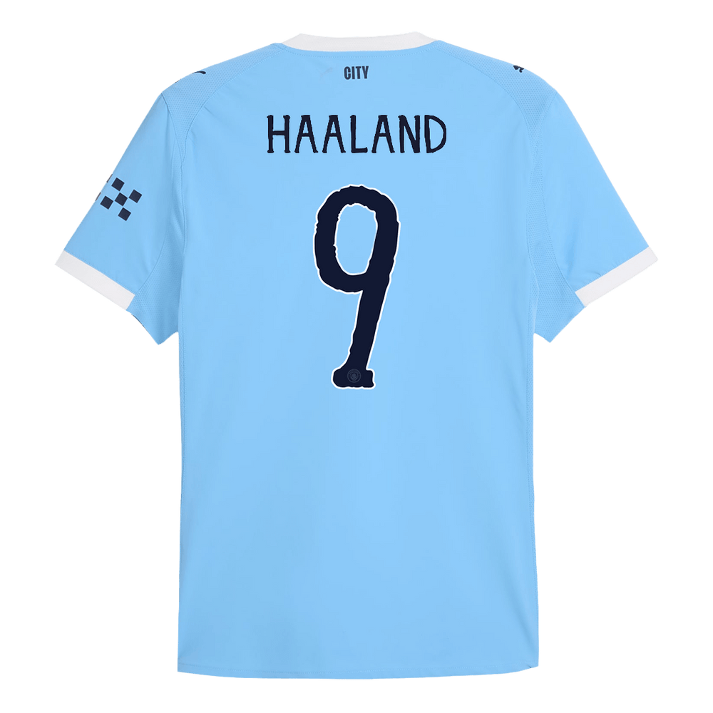 HAALAND #9 Manchester City Home Match Jersey Player Version 2025/26 - Club World Cup