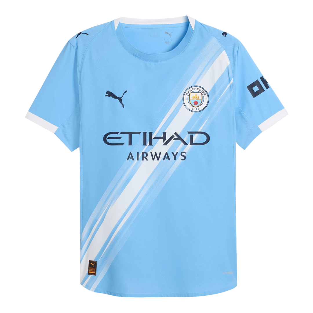 REIJNDERS #4 Manchester City Home Match Jersey Player Version 2025/26