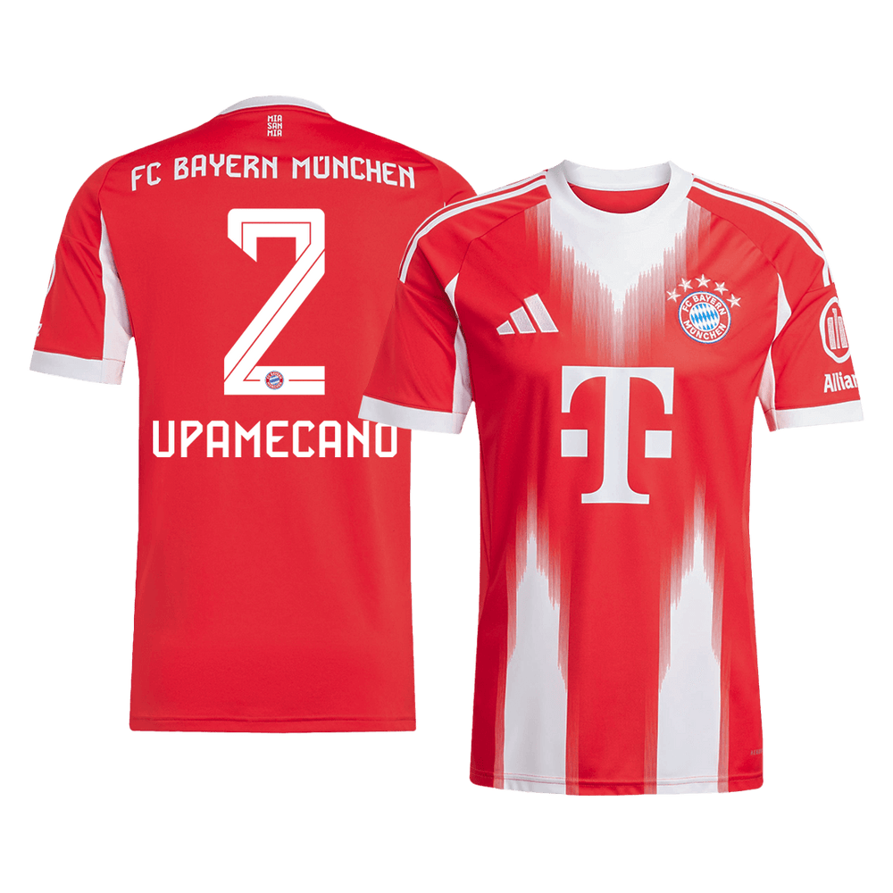 UPAMECANO #2 Bayern Munich Home Jersey 2025/26 - [Super Replica]