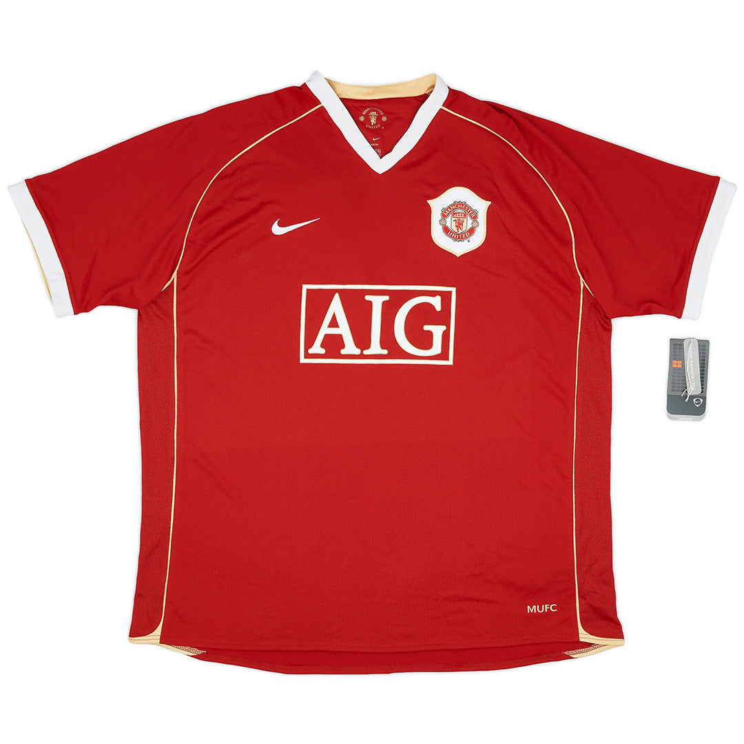 Carrick #16 Retro Manchester United Home Jersey 2006/07