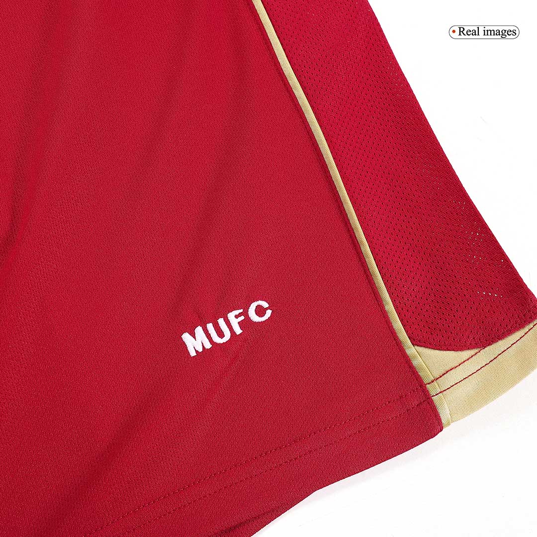 Heinze #4 Retro Manchester United Home Jersey 2006/07