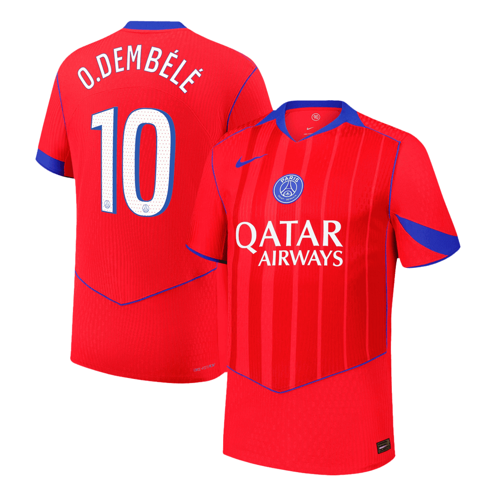 O.DEMBÉLÉ #10 PSG Third Match Jersey Player Version 2025/26