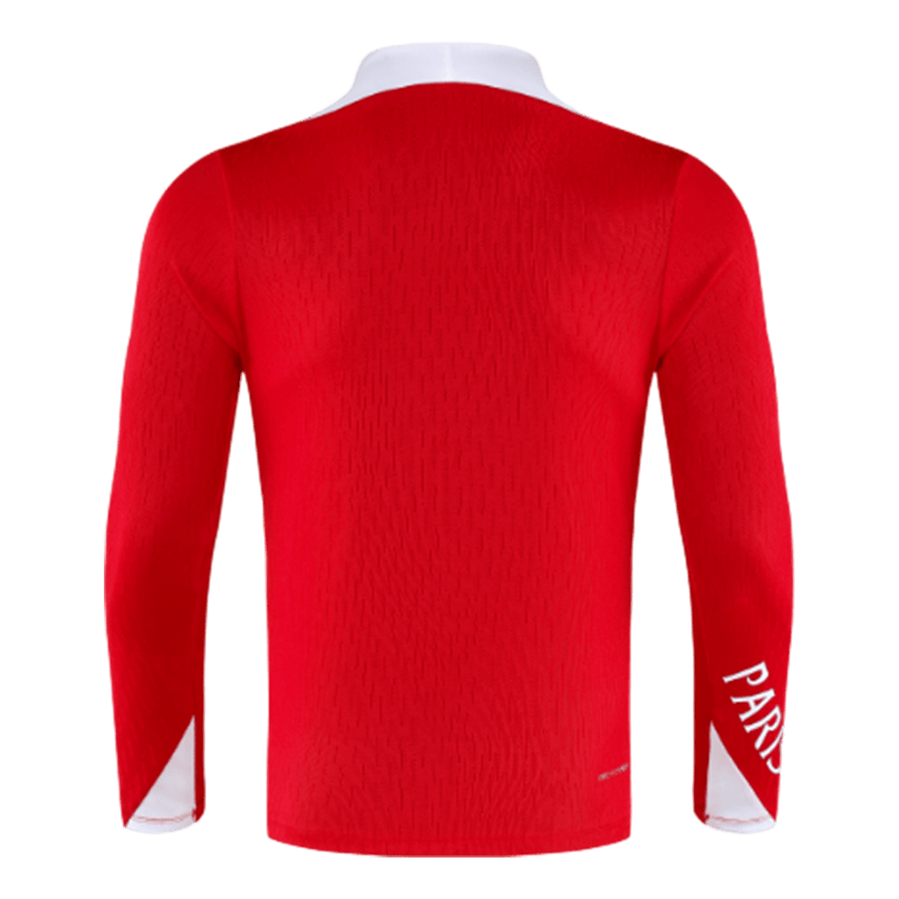 PSG Zipper Sweatshirt Kit(Top+Pants) Red 2025/26
