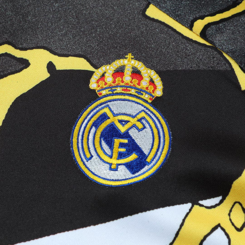 Real Madrid x Marvel Zipper Sweatshirt Kit(Top+Pants) Black 2025/26