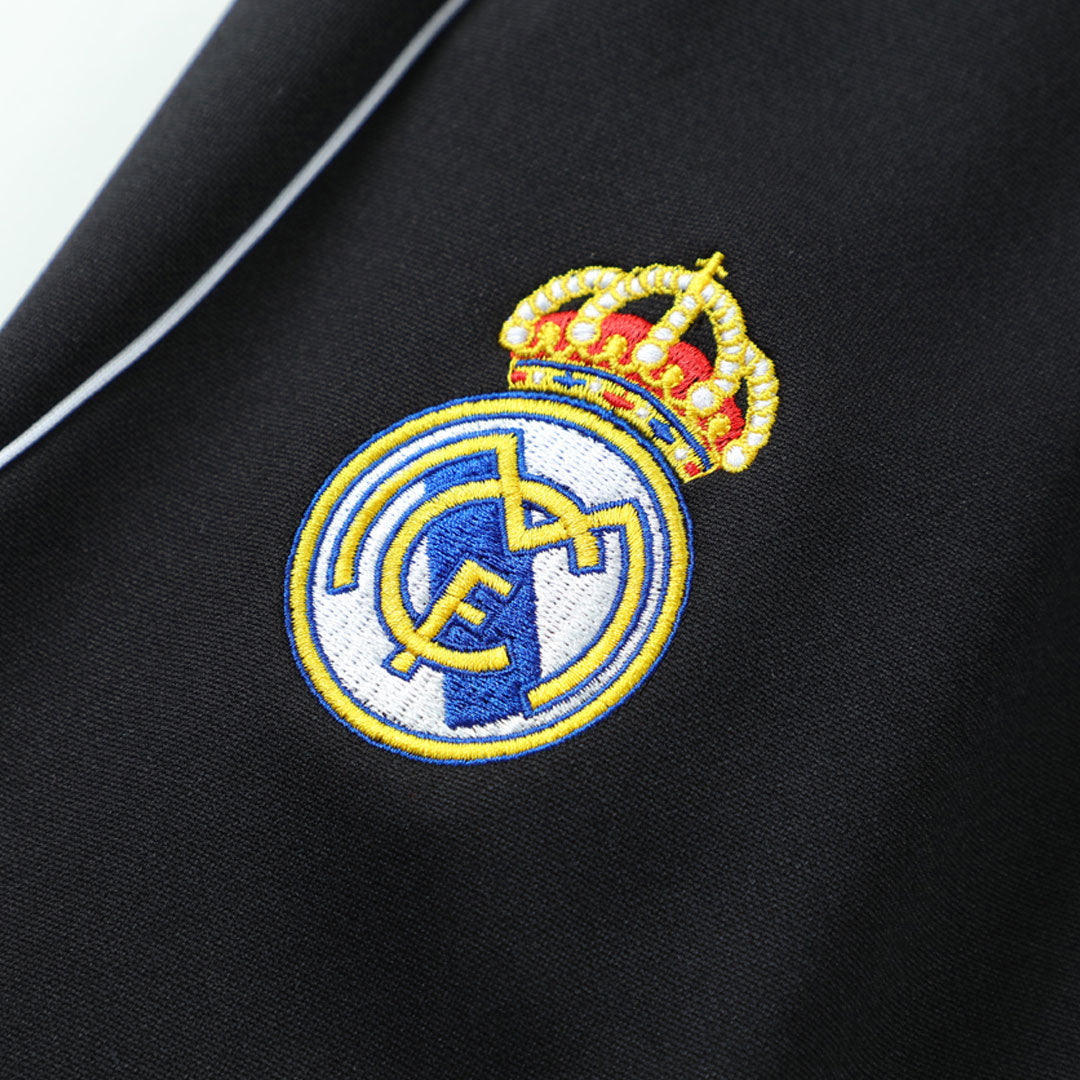 Kids Real Madrid x Marvel Zipper Sweatshirt Kit(Top+Pants) Black 2025/26