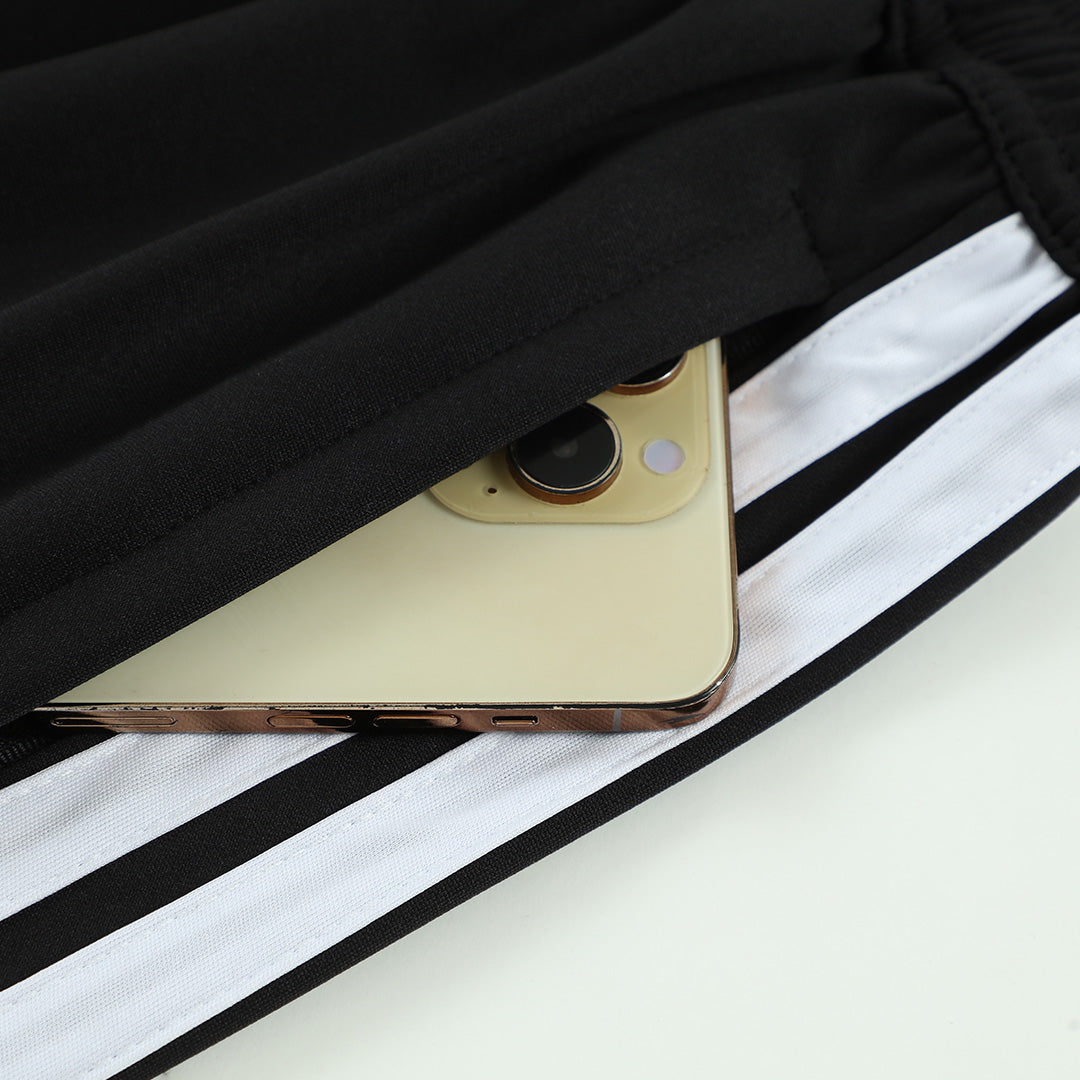 Germany Zipper Sweatshirt Kit(Top+Pants) Black 2026