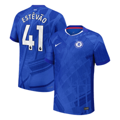 ESTÊVÃO #41 Chelsea Home Match Jersey Player Version 2025/26