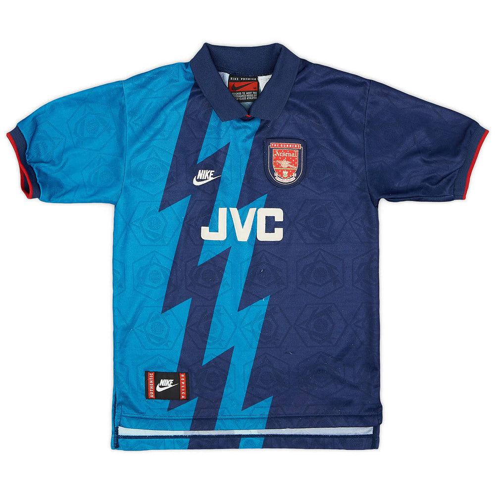 Wright #8 Retro Arsenal Away Jersey 1995/96
