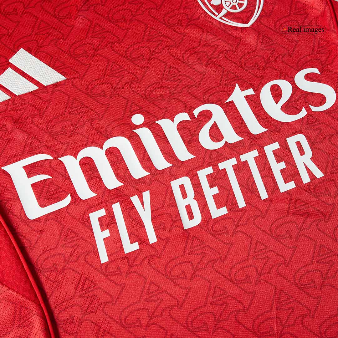 ØDEGAARD #8 Arsenal Home Match Jersey Player Version 2025/26