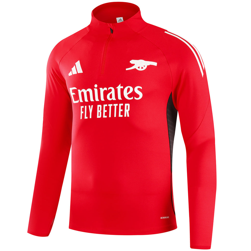 Kids Arsenal 1/4 Zipper Sweat Kit(Top+Pants) Red 2025/26