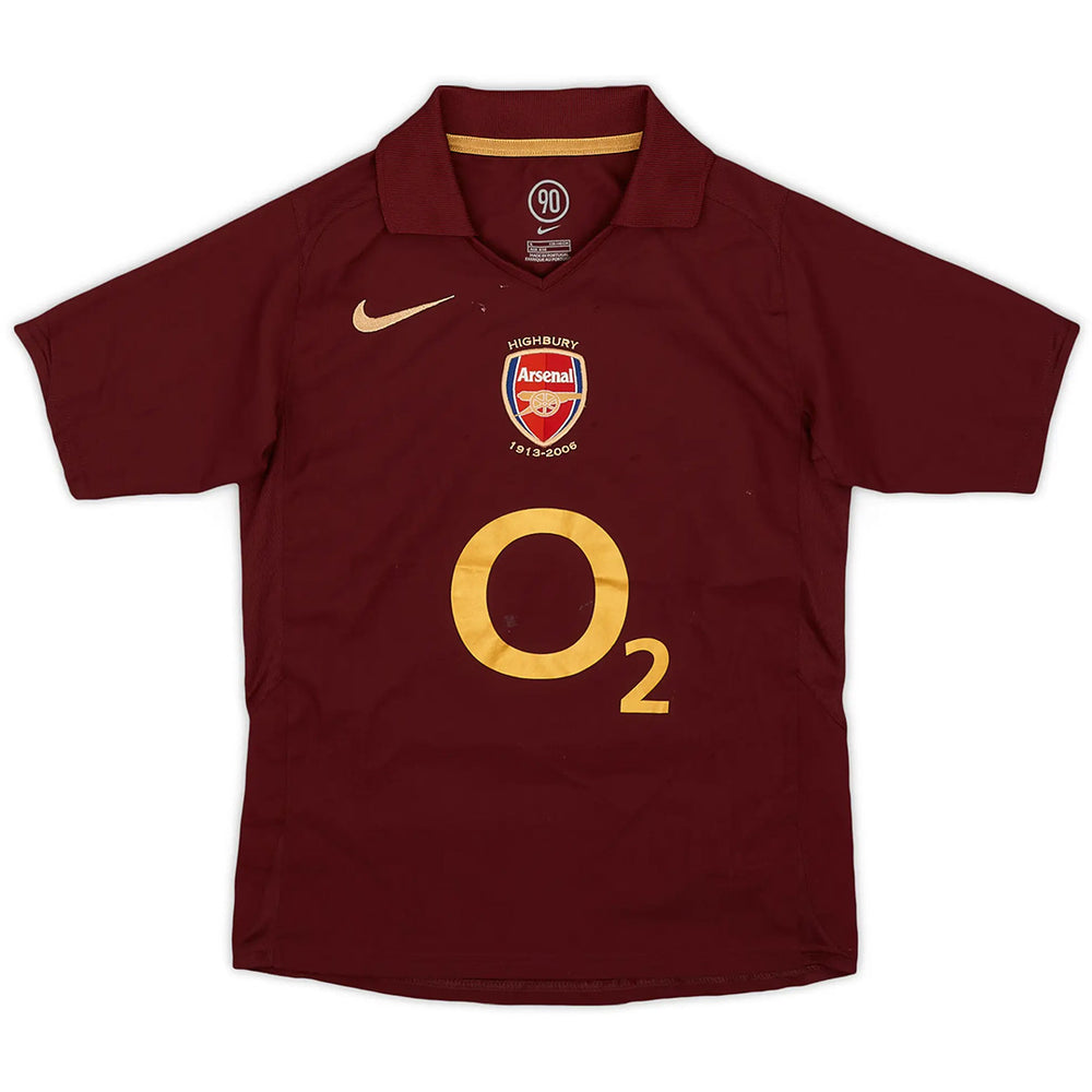 FABREGAS #15 Retro Arsenal Home Jersey 2005/06