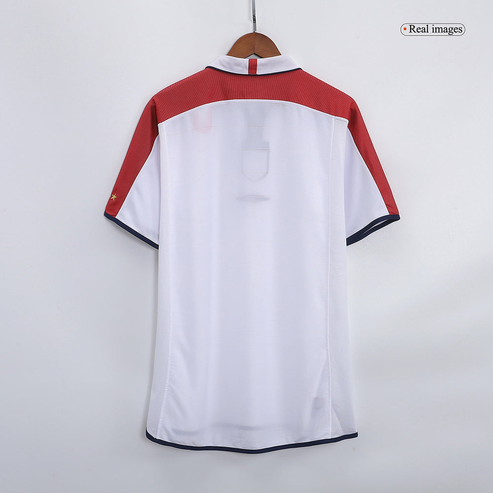 Beckham #7 Retro England Home Jersey Euro Cup 2004
