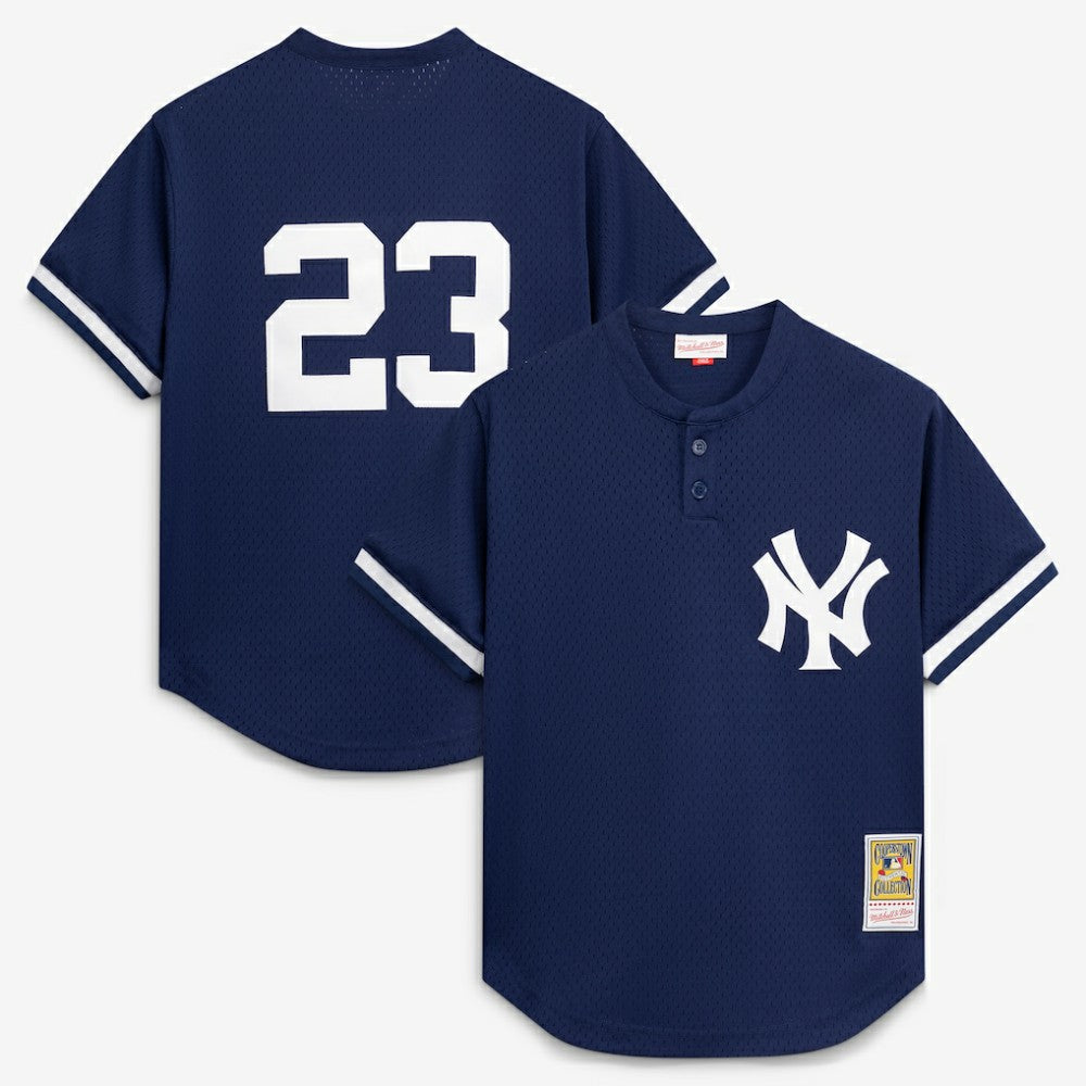 Don Mattingly New York Yankees Authentic Batting Practice Jersey Navy
