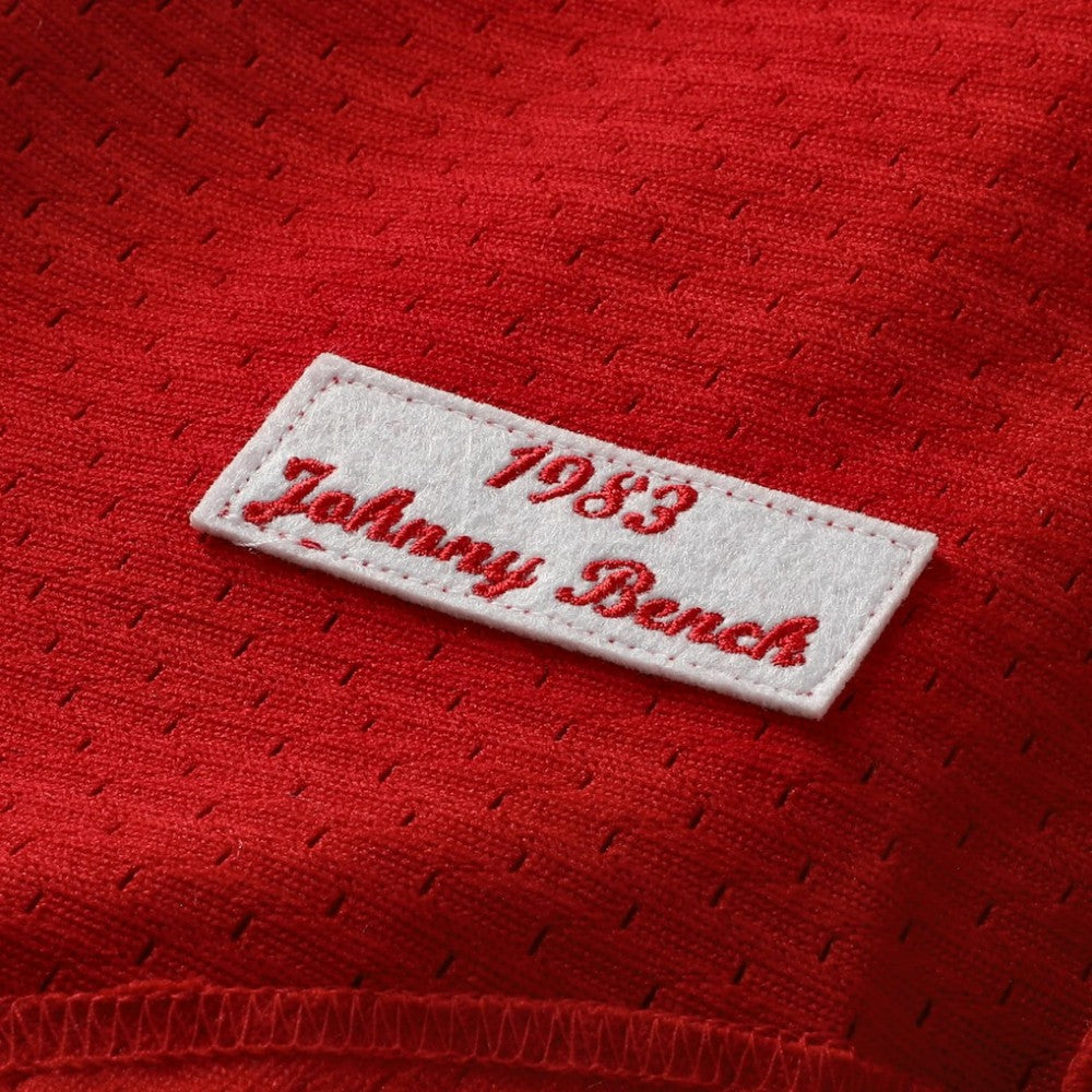 Johnny Bench Cincinnati Reds Authentic Batting Practice Jersey Scarlet