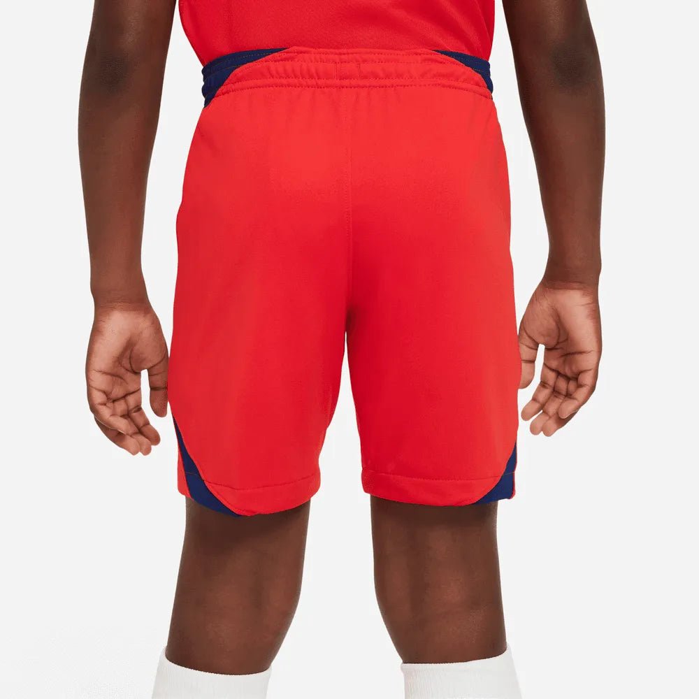 2022-23 England Youth Away Soccer Short Red-Blue Void