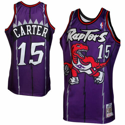 Vince Carter Toronto Raptors 1998/99 Throwback Authentic Jersey - Purple outlet