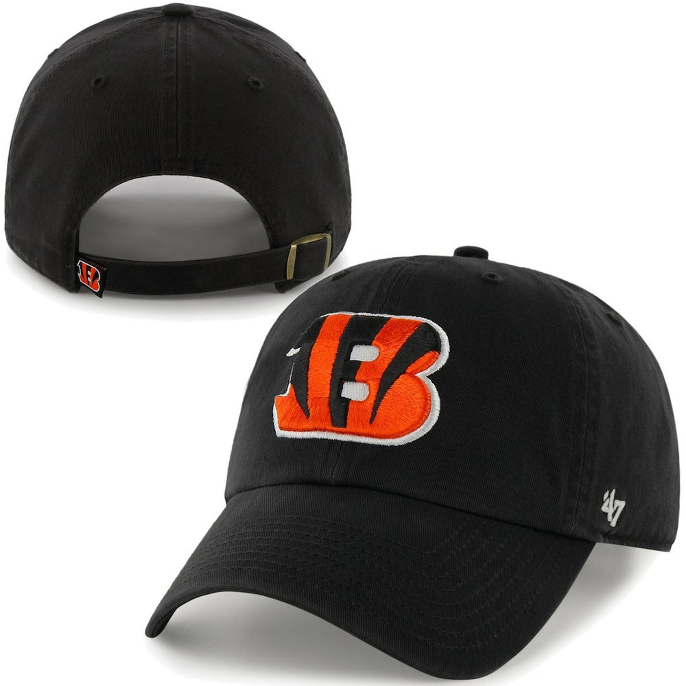 Cincinnati Bengals '47 Brand Cleanup Adjustable Hat - Black for sale