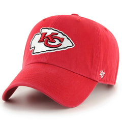 '47 Brand Kansas City Chiefs Clean Up Adjustable Hat - Red for sale