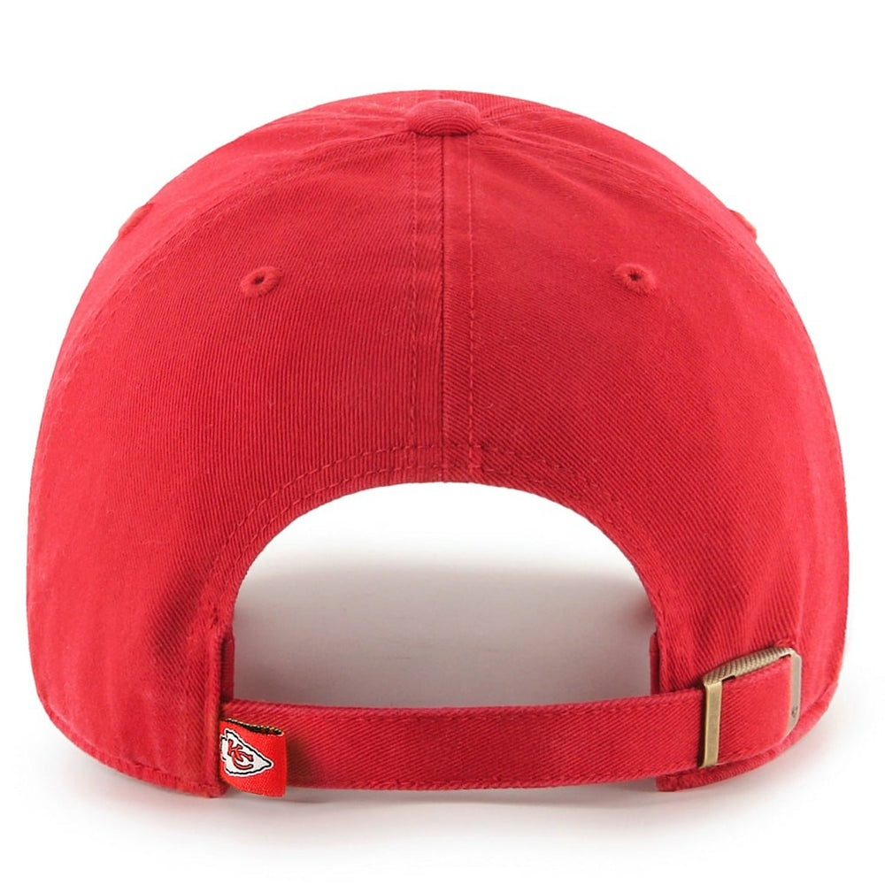 '47 Brand Kansas City Chiefs Clean Up Adjustable Hat - Red for sale