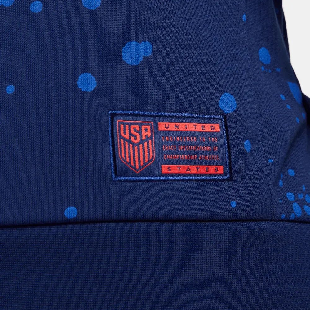 2023-24 USA Womens DF Fleece Soccer Hoodie