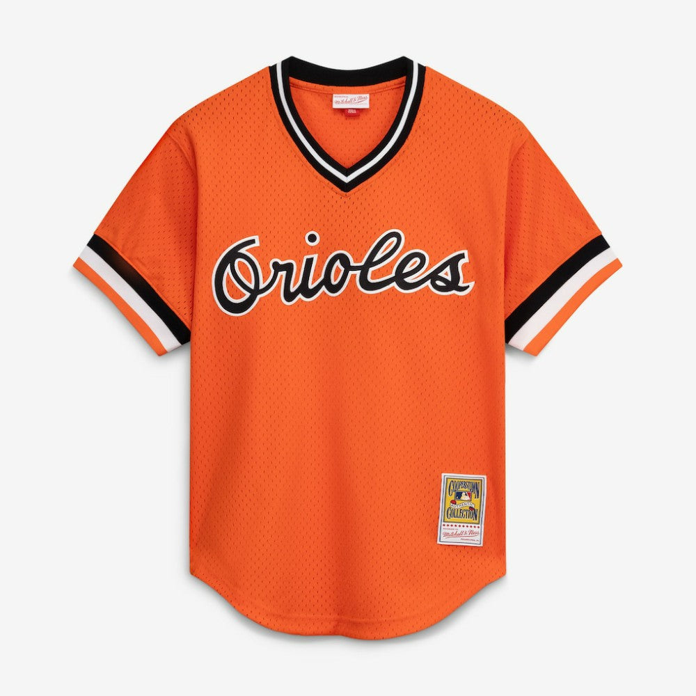 Cal Ripken Jr. Baltimore Orioles Authentic Batting Practice Jersey Orange