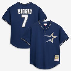 Craig Biggio Houston Astros Authentic Batting Practice Jersey Navy