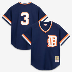 Alan Trammell Detroit Tigers Authentic Batting Practice Jersey Navy
