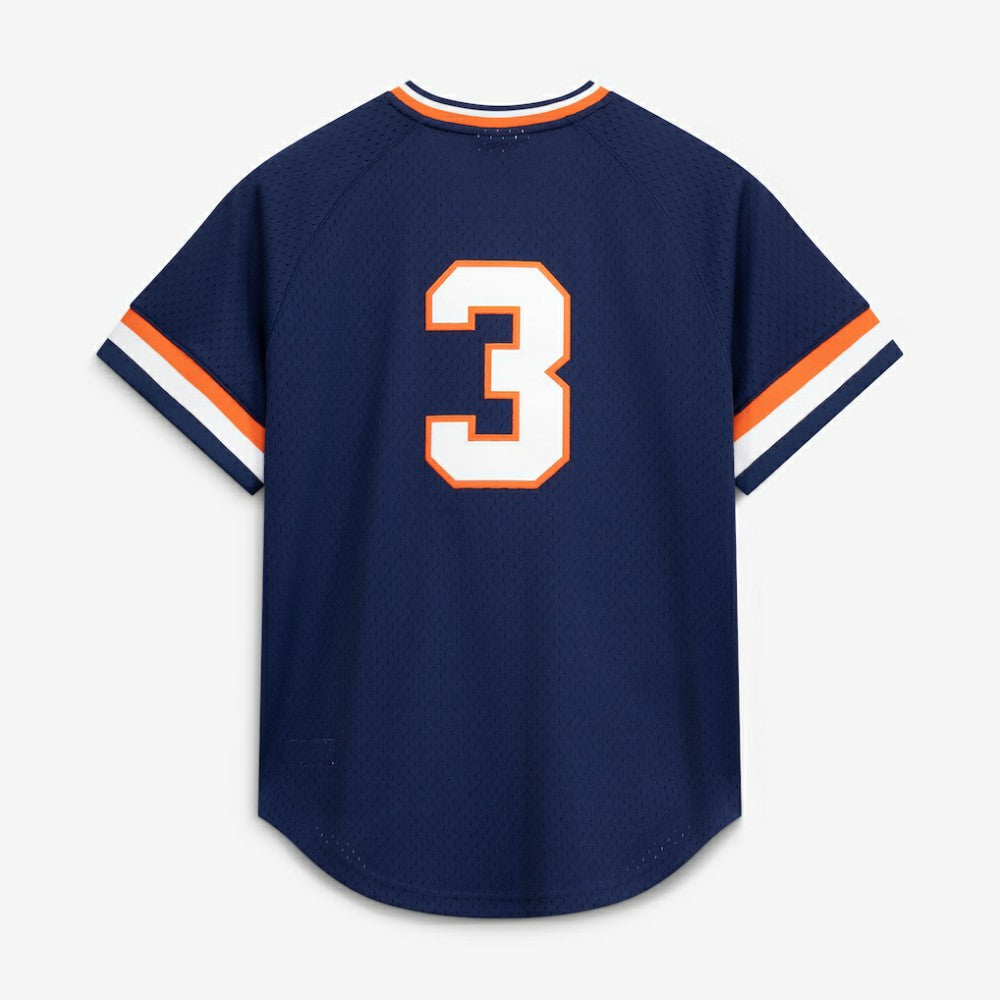Alan Trammell Detroit Tigers Authentic Batting Practice Jersey Navy
