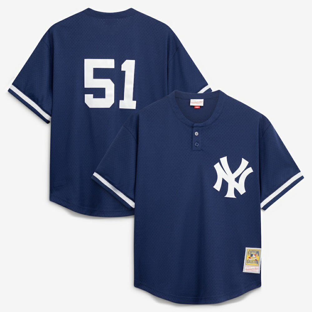 Bernie Williams New York Yankees Authentic Batting Practice Jersey Navy