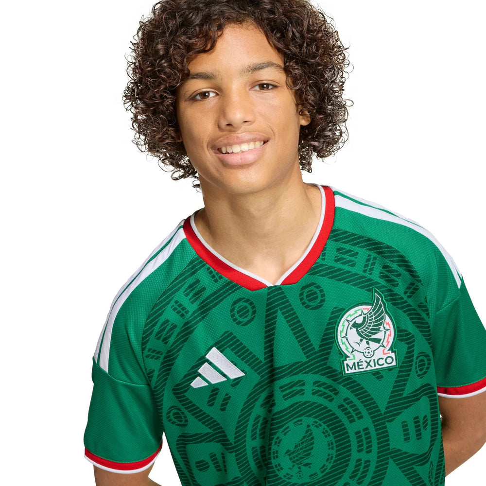 2026 Mexico Youth Stadium Home Soccer Jersey Bold Green