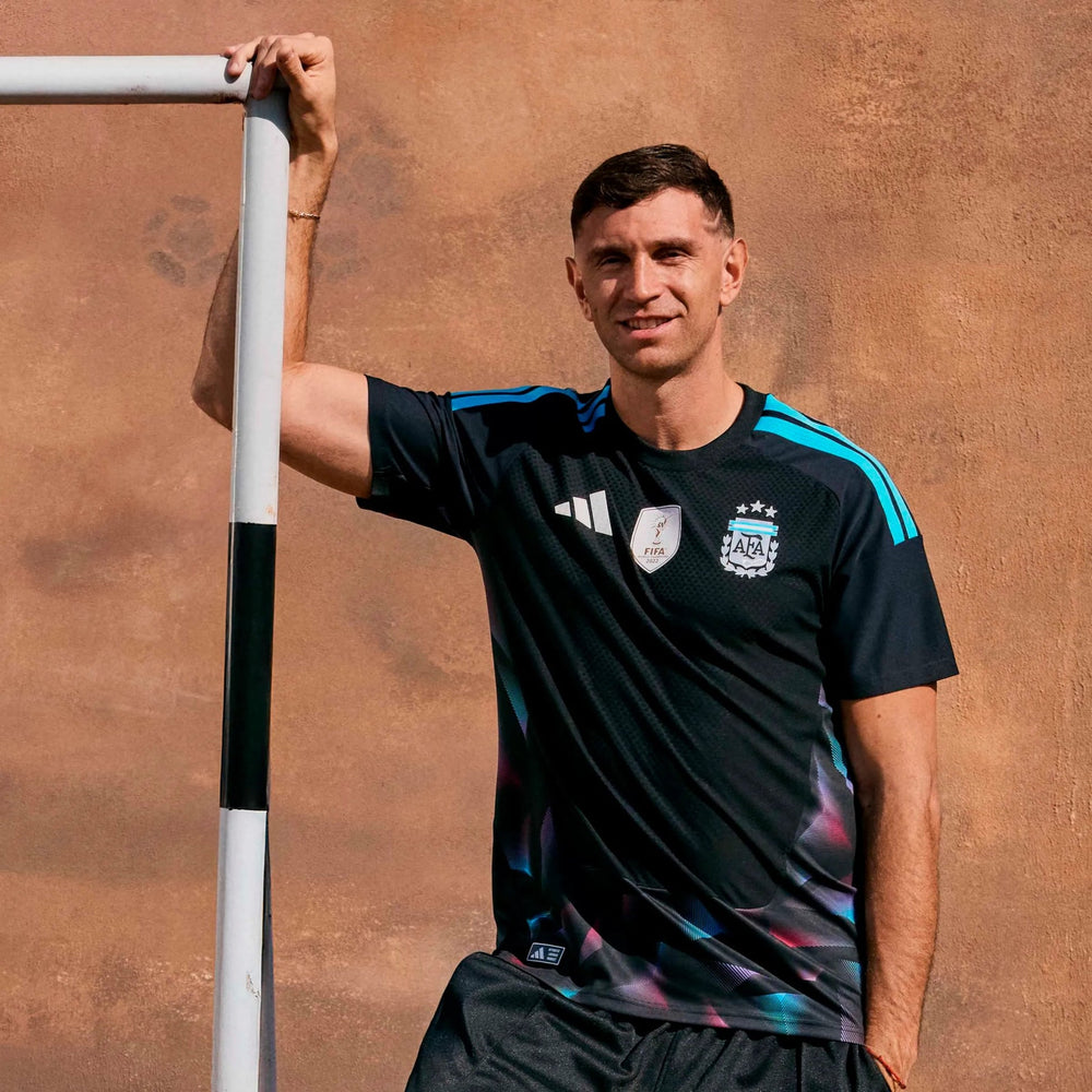 2026 Argentina Men's Stadium Home Goalkeeper Soccer Jersey Black
