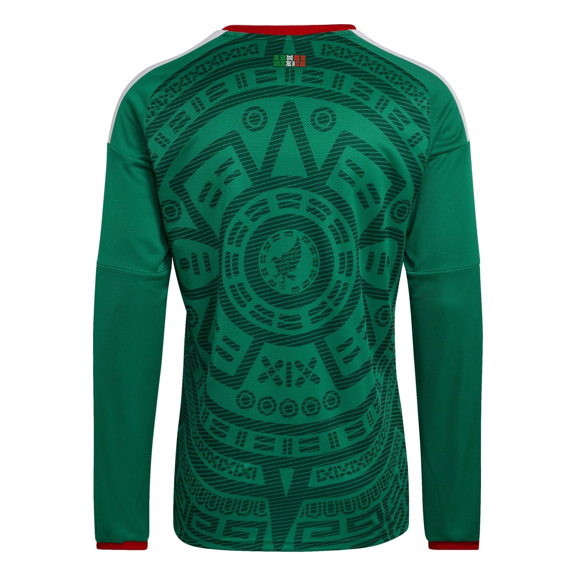 2026 Mexico Men's Stadium Home Long-Sleeve Soccer Jersey Bold Green