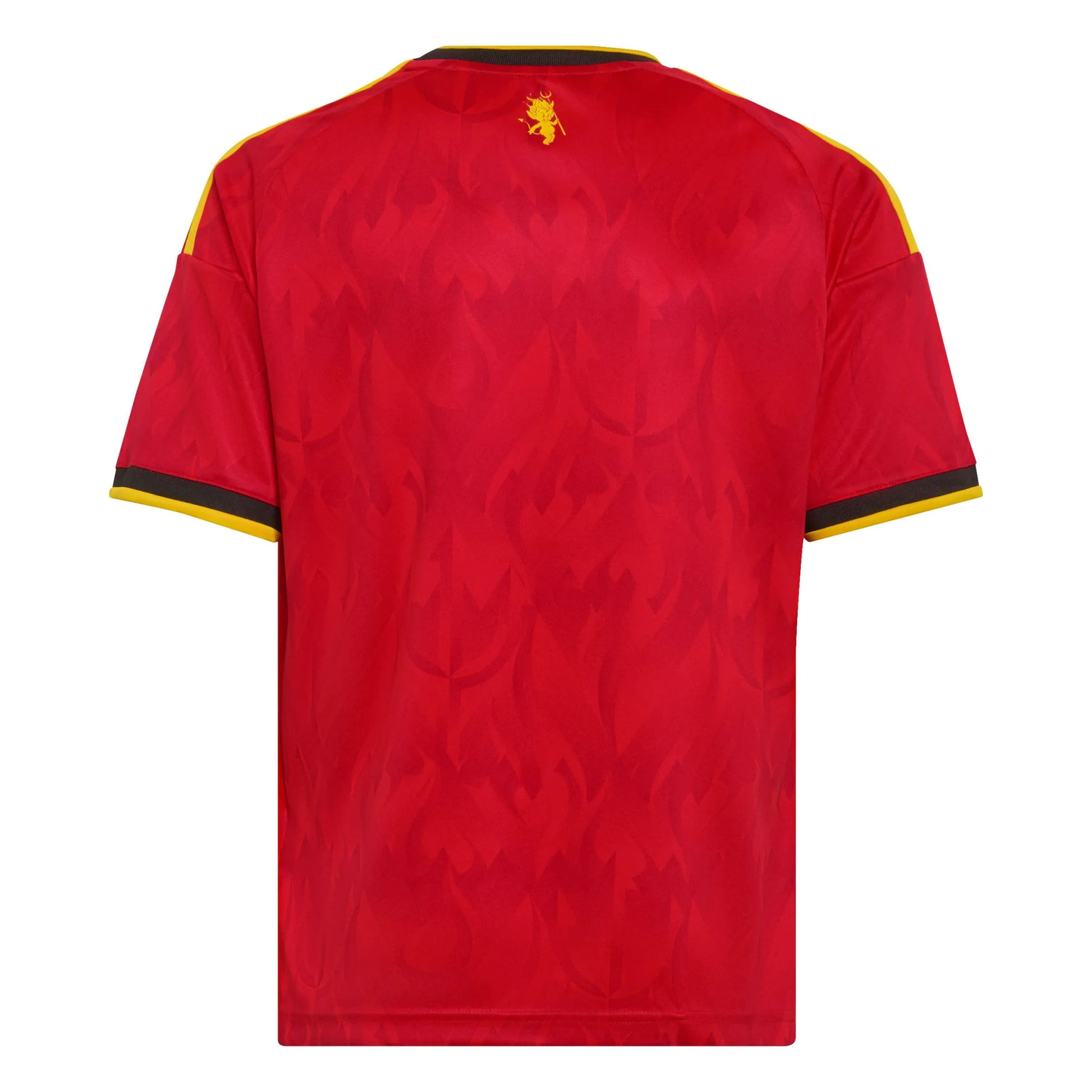 2026 Belgium Youth Stadium Home Soccer Jersey Red / Bold Gold