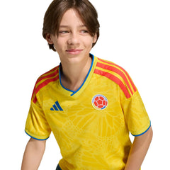 2026 Colombia Youth Stadium Home Soccer Jersey Impact Yellow
