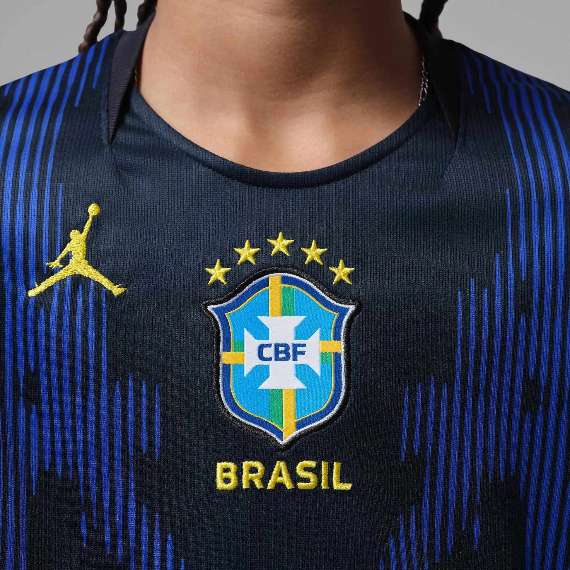 2026-27 Brazil Youth Stadium Away Soccer Jersey Old Royal/Black/P109C